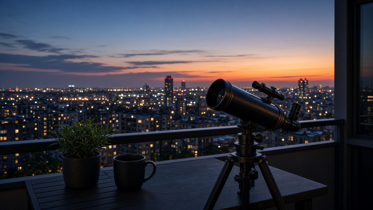 Quel télescope pour un balcon d’appartement ?